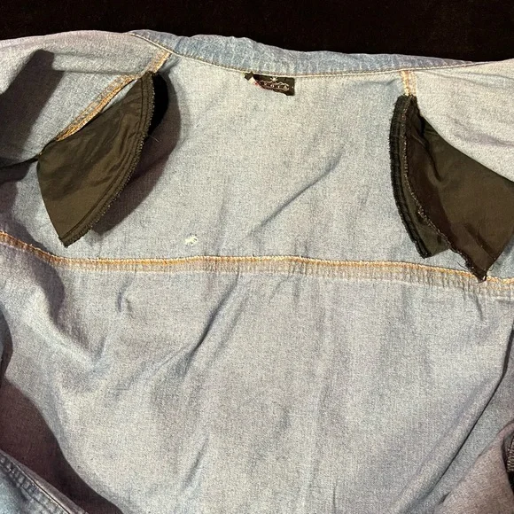 Dakota Sport Women’s Long Jean Coat Size 1xl - Picture 5 of 10